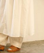 太番手ステッチコットンリネンボイル　2wayワンピース