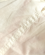 太番手ステッチコットンリネンボイル　2wayワンピース