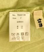 太番手ステッチコットンリネンボイル　2wayワンピース