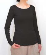 コポリフライス　Uネック長袖