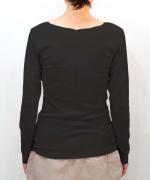 コポリフライス　Uネック長袖