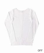 コポリフライス　Uネック長袖