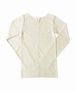 コポリフライス　Uネック長袖