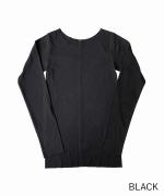 コポリフライス　Uネック長袖