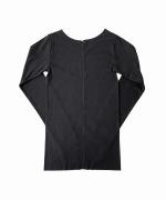 コポリフライス　Uネック長袖