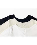 コポリフライス　Uネック長袖