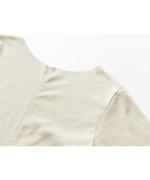 コポリフライス　Uネック長袖