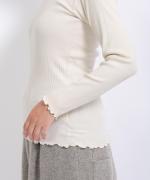 コットンノヴァテレコ　Uネック長袖