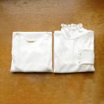 コットンノヴァテレコ　Uネック長袖