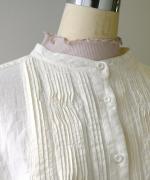 コットンノヴァテレコ　フリルハイネック長袖