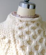 コットンノヴァテレコ　フリルハイネック長袖