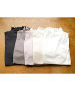 コットンノヴァテレコ　フリルハイネック長袖