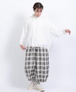 コットンノヴァテレコ　フリルハイネック長袖