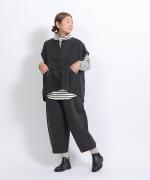 スープレコットンボーダー天竺　ハイネックロングT