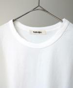 スープレコットン天竺　裾ラウンドタンクトップ