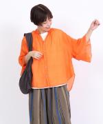 スープレコットン天竺　裾ラウンドタンクトップ