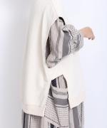 スプリング裏毛　アシンメトリーベスト