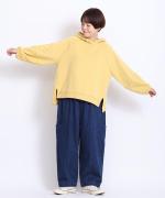 スプリング裏毛　フードプルオーバー