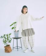 スプリング裏毛　フードプルオーバー