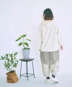 スプリング裏毛　フードプルオーバー