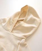 スプリング裏毛　フードプルオーバー