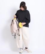 ミディアムコットン天竺　衿つきプルオーバー