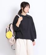 ミディアムコットン天竺　衿つきプルオーバー