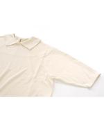 ミディアムコットン天竺　衿つきプルオーバー