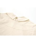 ミディアムコットン天竺　衿つきプルオーバー