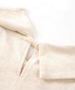 ミディアムコットン天竺　衿つきプルオーバー