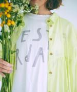 ラフィ天竺　プリントT