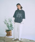 ラフィ天竺　プリントT