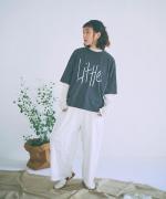 ラフィ天竺　プリントT