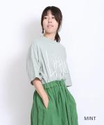 ラフィ天竺　プリントT