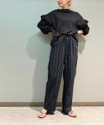 マハバーラ80接結　フリルプルオーバー