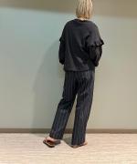 マハバーラ80接結　フリルプルオーバー