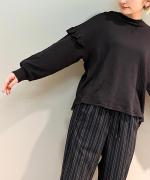 マハバーラ80接結　フリルプルオーバー