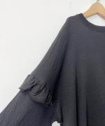 マハバーラ80接結　フリルプルオーバー