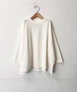 オーガニック空紡天竺　七分袖Tシャツ