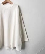 オーガニック空紡天竺　七分袖Tシャツ