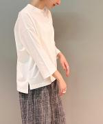 オーガニック空紡天竺　七分袖Tシャツ