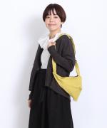 コットンリネン天竺×コットンヘンプガーゼ　フリルカラープルオーバー