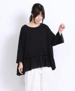 コットンリネン天竺×コットンヘンプガーゼ　プルオーバー