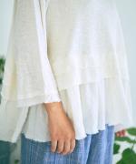 コットンリネン天竺×コットンヘンプガーゼ　プルオーバー