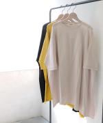 強撚コットン天竺　チュニック