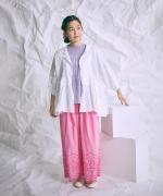 ラフィ天竺　プリントTシャツ