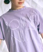 ラフィ天竺　プリントTシャツ