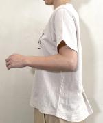 ラフィ天竺　プリントTシャツ