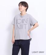 ラフィ天竺　プリントTシャツ