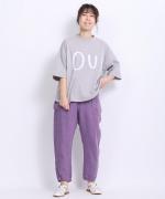 ラフィ天竺　プリントTシャツ